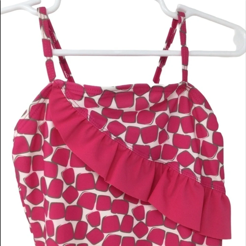 Children’s Place Hawaiian ruffle bottom swimsuit
